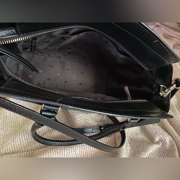 *Like New* kate spade New York Jeanne medium leather satchel Bag Black MSRP $359 - Picture 4 of 14